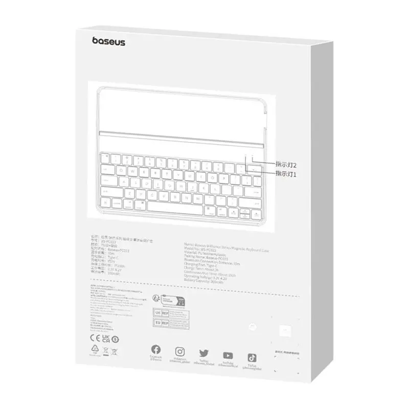 Etui Baseus Brilliance Pad Air4/5 10,9" /Pad Pro11" Czarny
