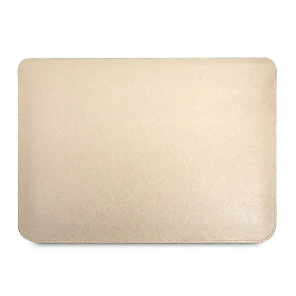 Etui na laptop Guess Saffiano Triangle Logo GUCS14PSATLE 14" Beżowy