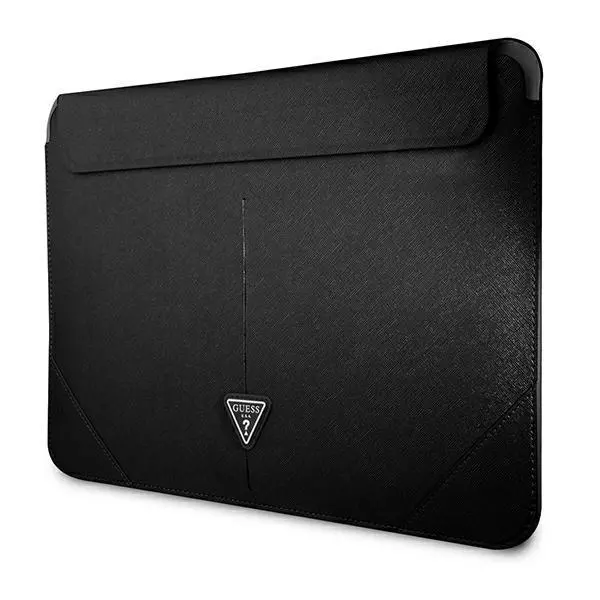 Etui na laptop Guess Saffiano Triangle Logo GUCS14PSATLK 14" Czarny