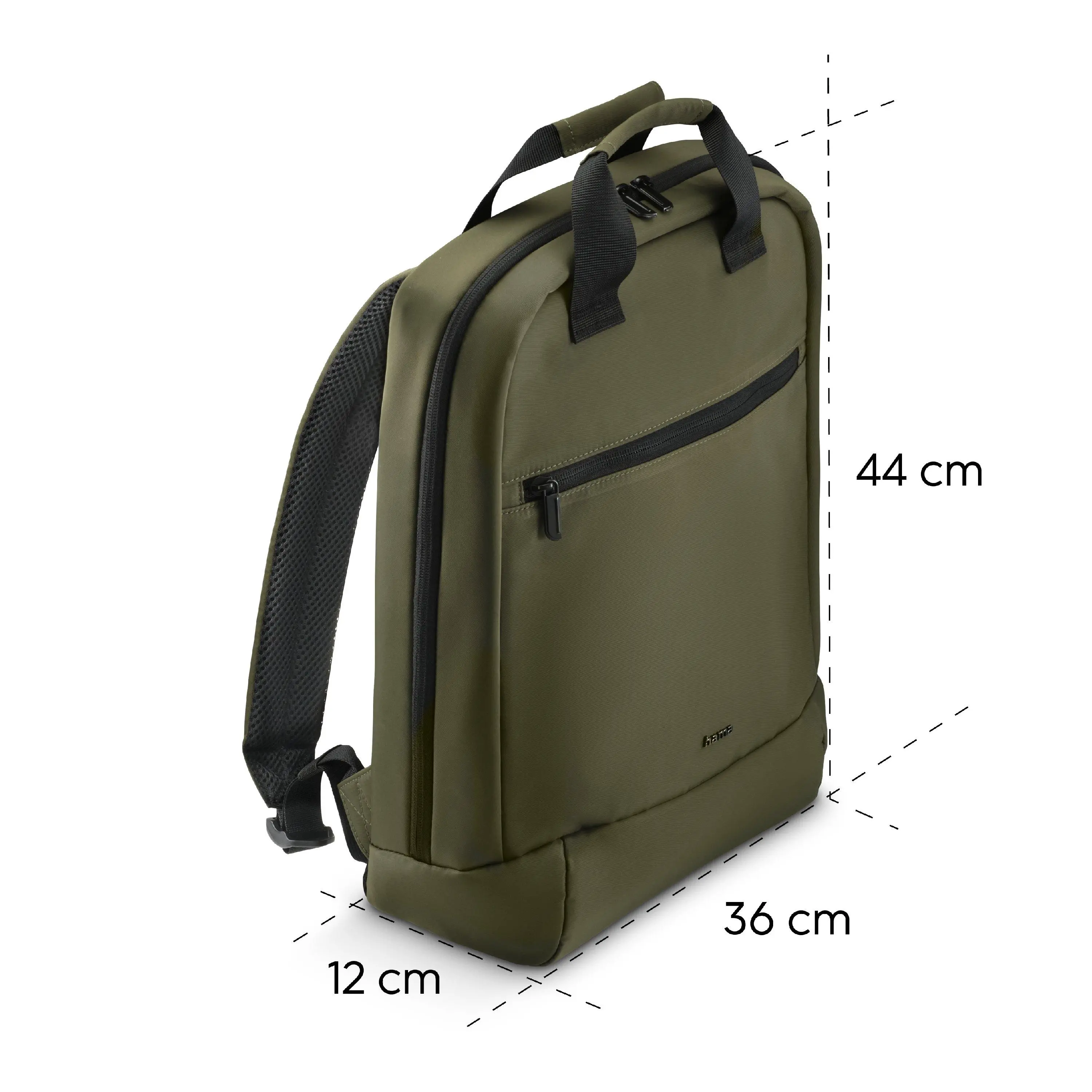 Plecak na laptopa Hama Ultra Lightweight 16,2" Oliwkowy