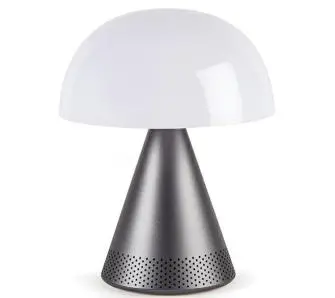 Lampa Lexon Mina Audio L LED z głośnikiem bluetooth LH76MX Szary