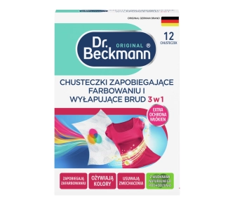 Chusteczki do prania Dr. Beckmann 3w1 12szt