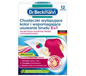 Chusteczki do prania Dr. Beckmann 3w1 12szt