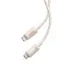 Kabel Baseus USB-C do USB-C Habitat Series 100W 2m Różowy
