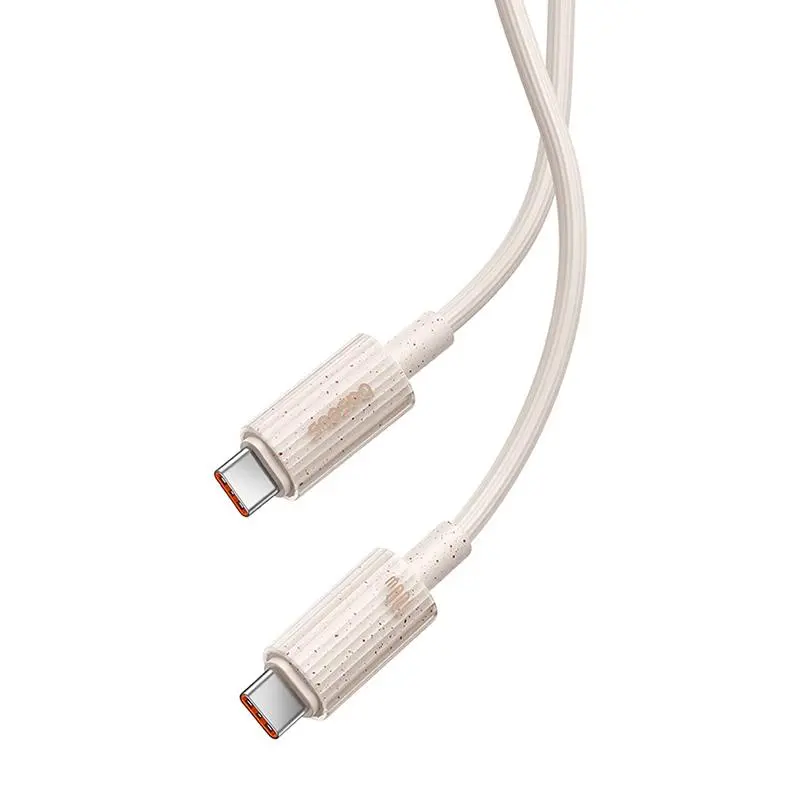 Kabel Baseus USB-C do USB-C Habitat Series 100W 2m Różowy
