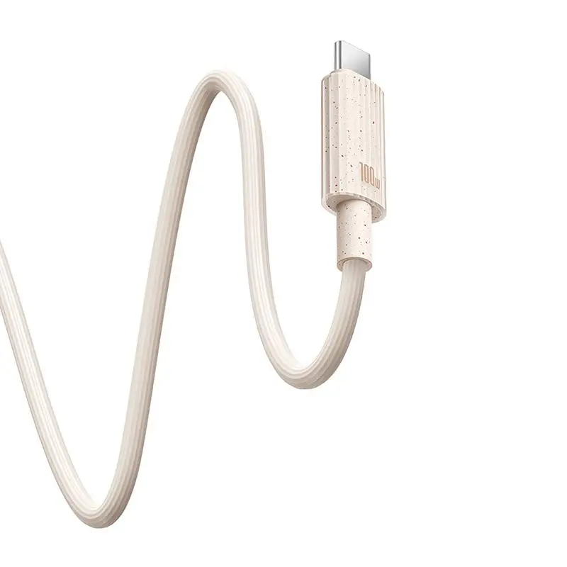 Kabel Baseus USB-C do USB-C Habitat Series 100W 2m Różowy