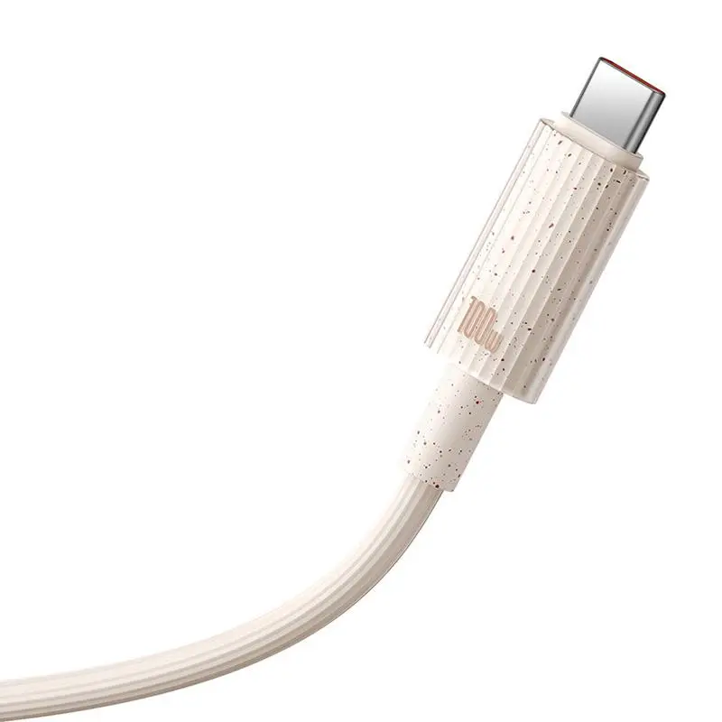 Kabel Baseus USB-C do USB-C Habitat Series 100W 2m Różowy
