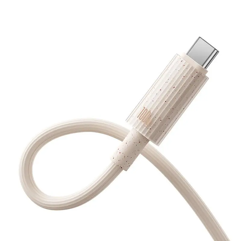 Kabel Baseus USB-C do USB-C Habitat Series 100W 2m Różowy