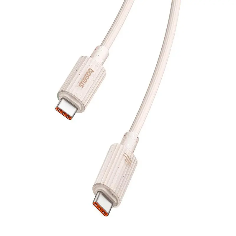 Kabel Baseus USB-C do USB-C Habitat Series 100W 2m Różowy