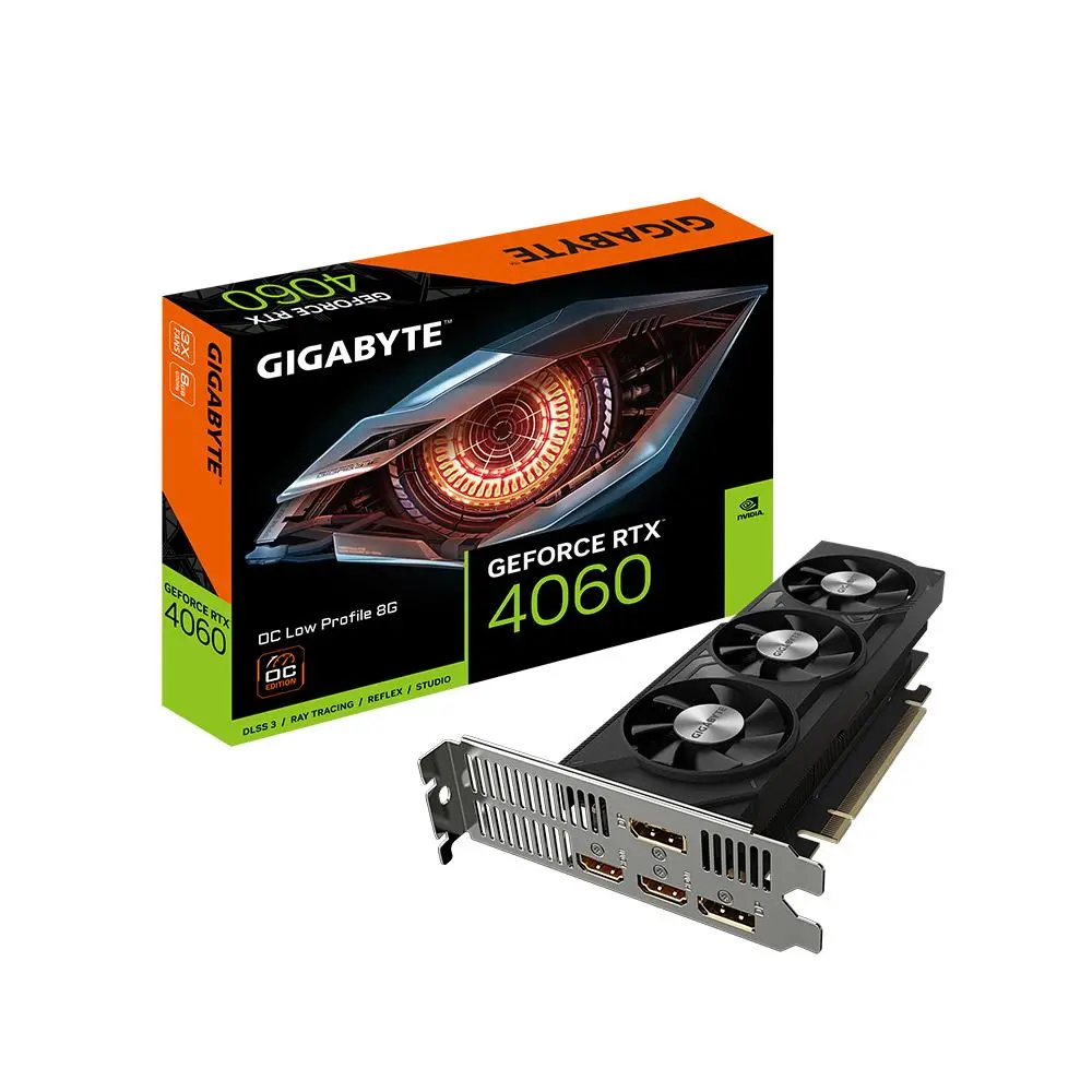 Karta graficzna Gigabyte GeForce RTX 4060 OC Low Profile 8GB GDDR6 128bit DLSS 3