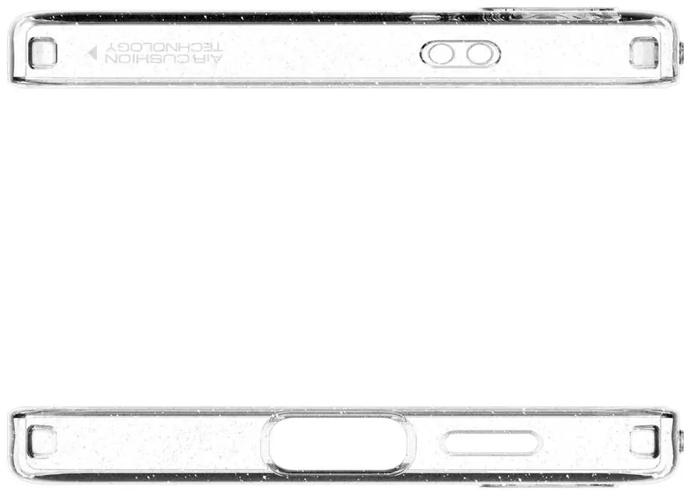 Etui Spigen Liquid Crystal Glitter do Galaxy S24+ Przezroczysty