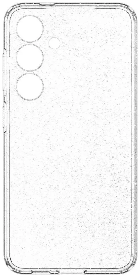 Etui Spigen Liquid Crystal Glitter do Galaxy S24+ Przezroczysty