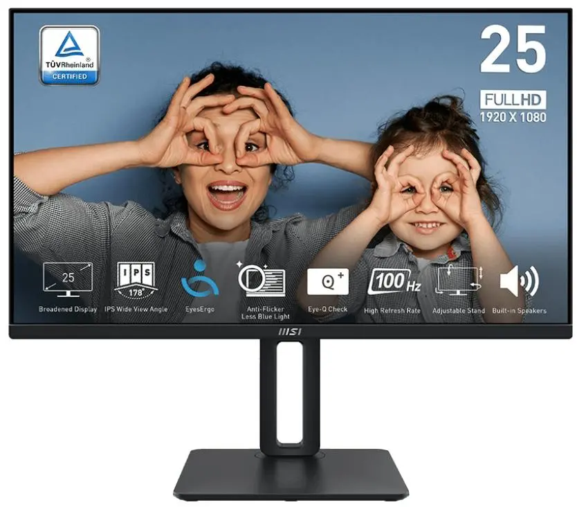 Monitor MSI PRO MP251P 24,5" Full HD IPS 100Hz 1ms MPRT