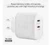 Ładowarka sieciowa SBS 2xUSB-C 35W Biały