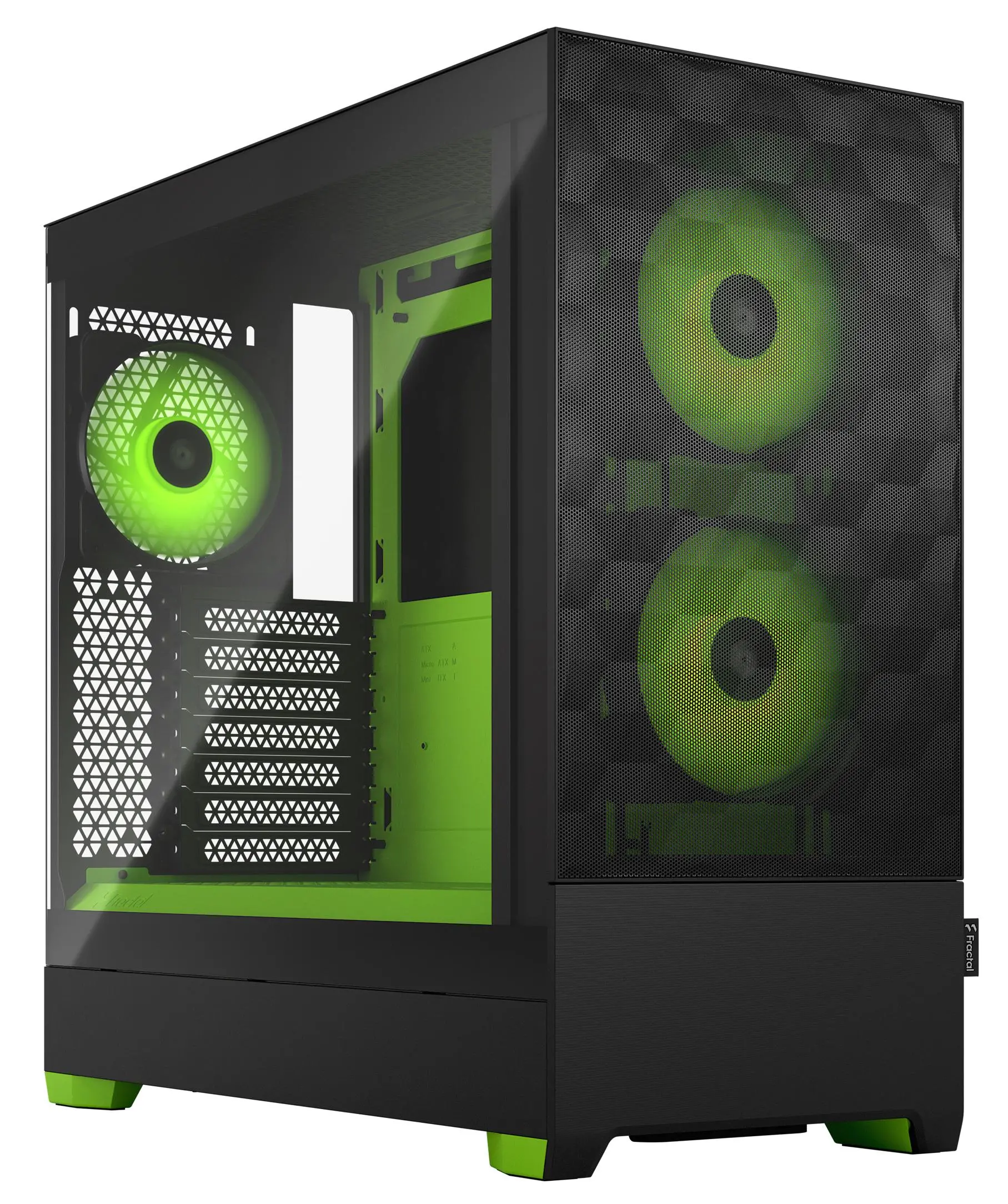 Obudowa Fractal Design Pop Air RGB TG Clear Tint Czarno-zielony