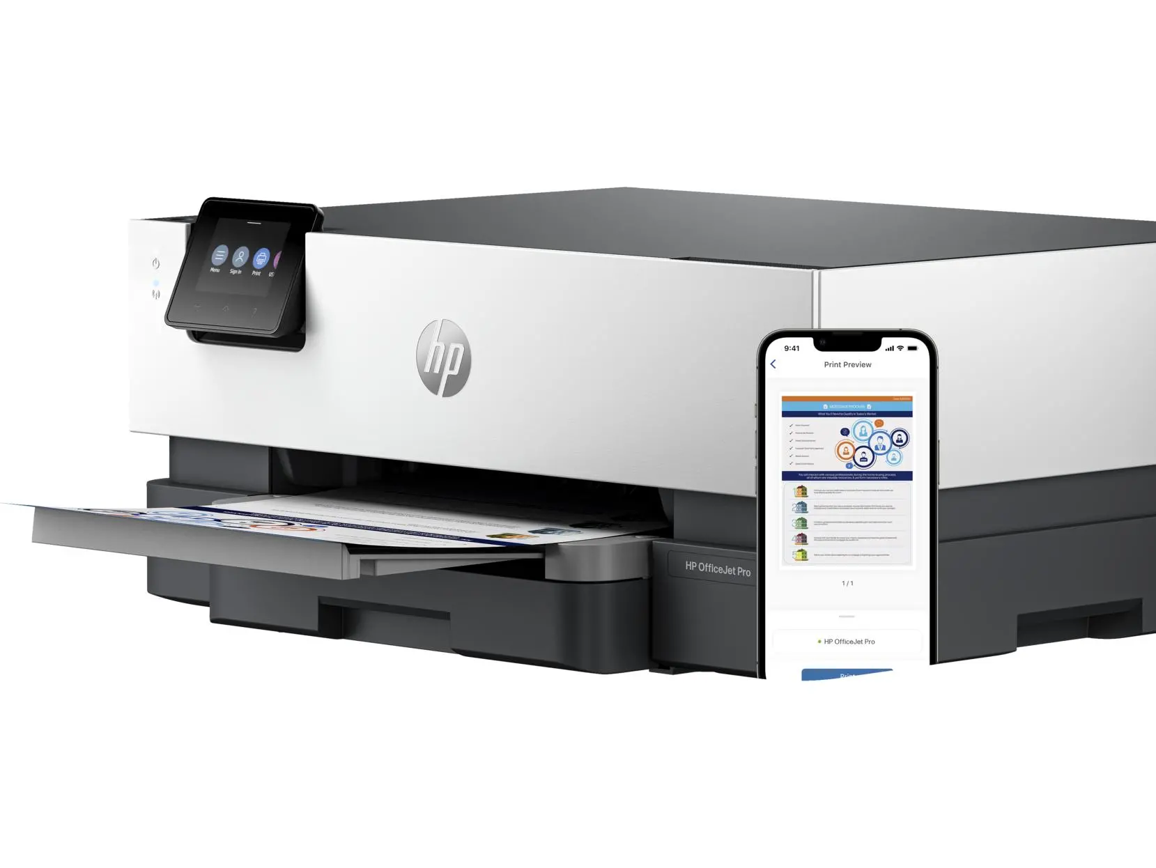 Drukarka HP OfficeJet Pro 9110b WiFi Biało-szary