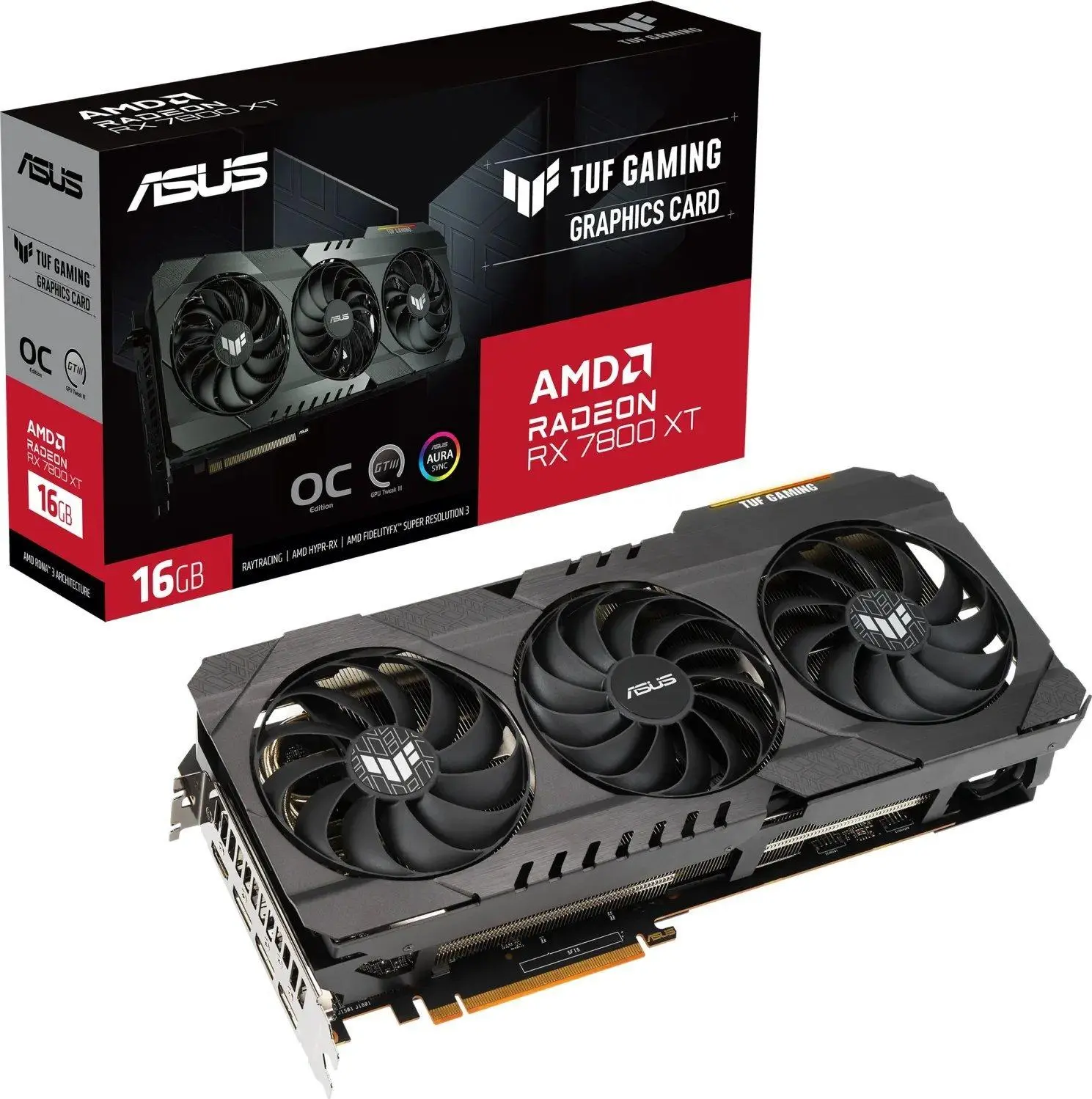 Karta graficzna ASUS TUF Gaming Radeon RX 7800 XT OG OC Edition 16GB GDDR6 256bit FSR