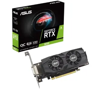 Karta graficzna ASUS GeForce RTX 3050 LP BRK OC Edition 6GB GDDR6 128bit DLSS