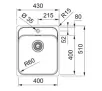 Zlewozmywak Franke SRX 210-40 Stalowy