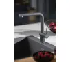 Bateria Franke Active Plus L Pull-Out Łupkowy szary Chrom