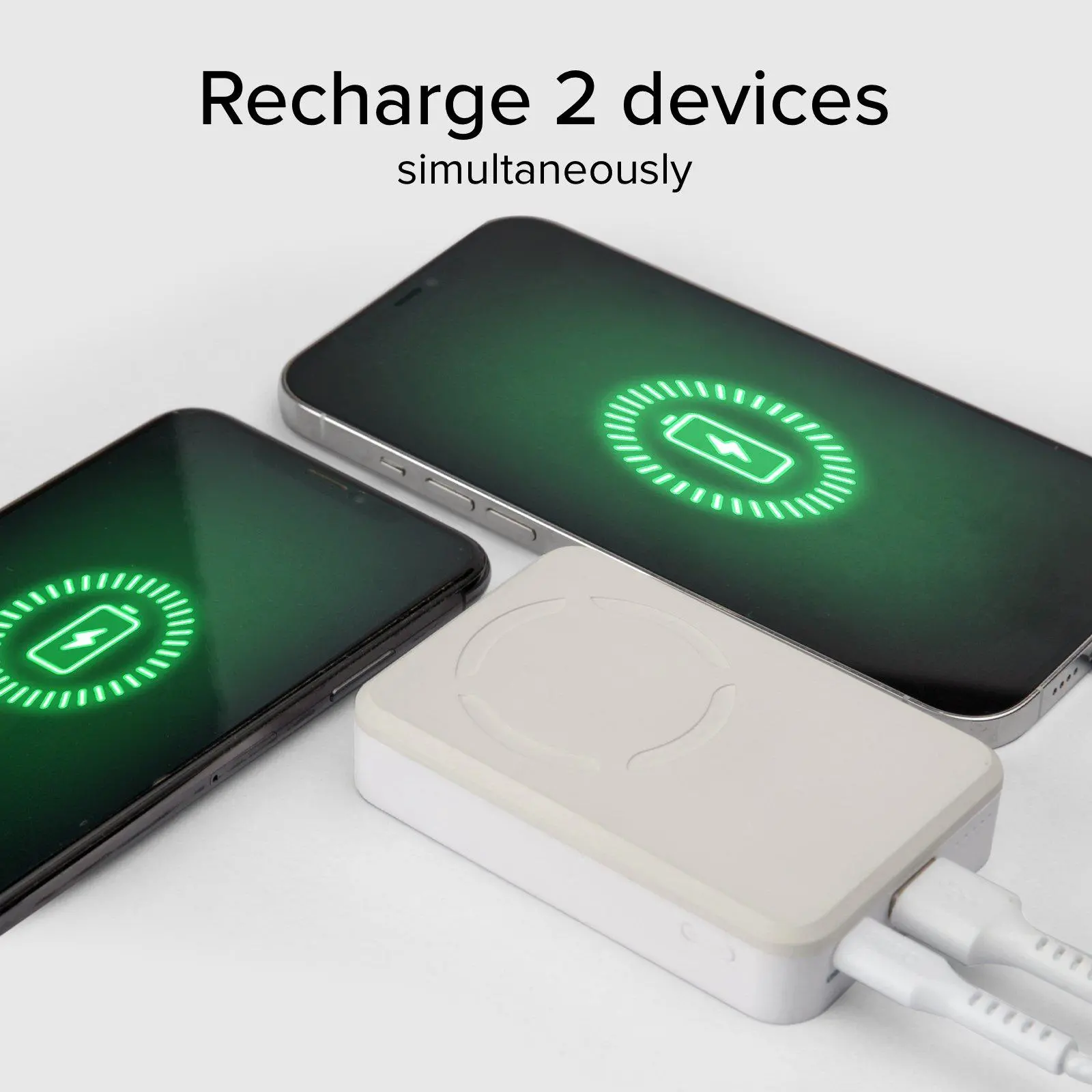 Powerbank SBS 5000mAh 10W MagSafe Biały