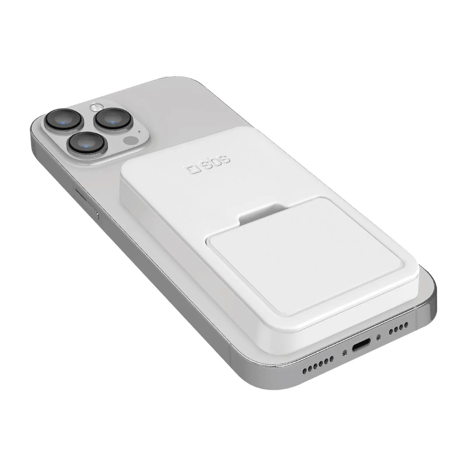 Powerbank SBS 5000mAh 10W MagSafe Biały
