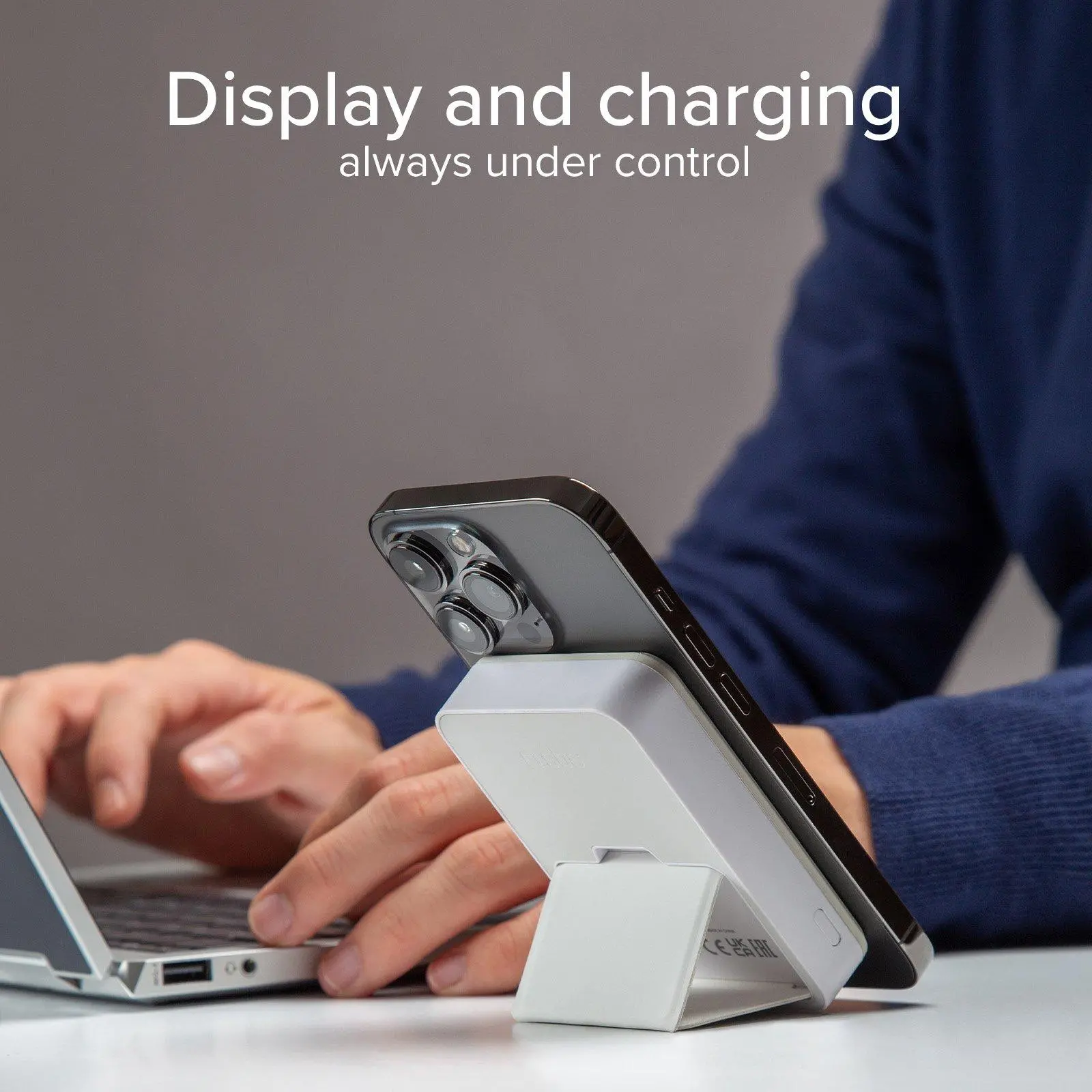 Powerbank SBS 5000mAh 10W MagSafe Biały