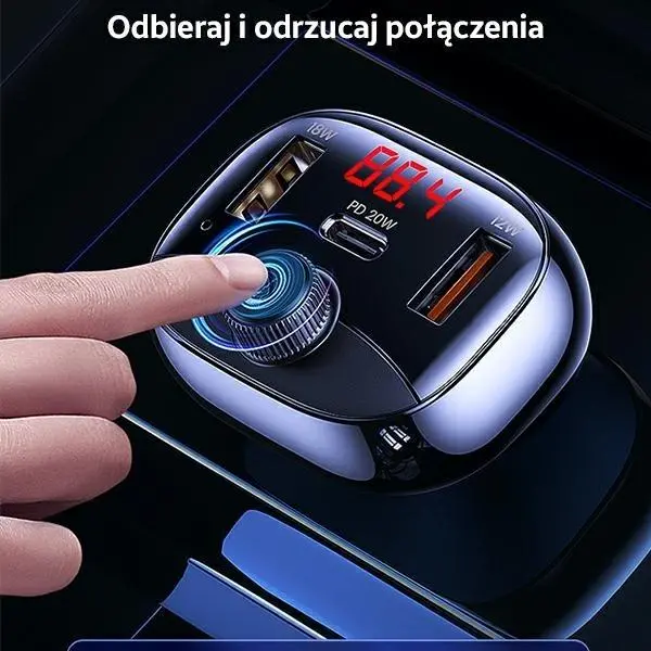 Transmiter FM USAMS CC143TC01 Zestaw Głośnomówiący C25 50W