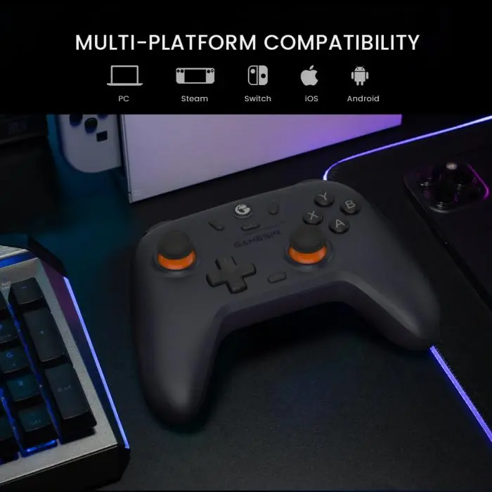 Pad GameSir HRG7108 Nova Lite do PC Nintendo Switch, iOS, Android Bezprzewodowy Fioletowy