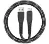 Kabel Energea Nyloflex USB do Lightning Charge and Sync C89 MFI 1,5m Czarny