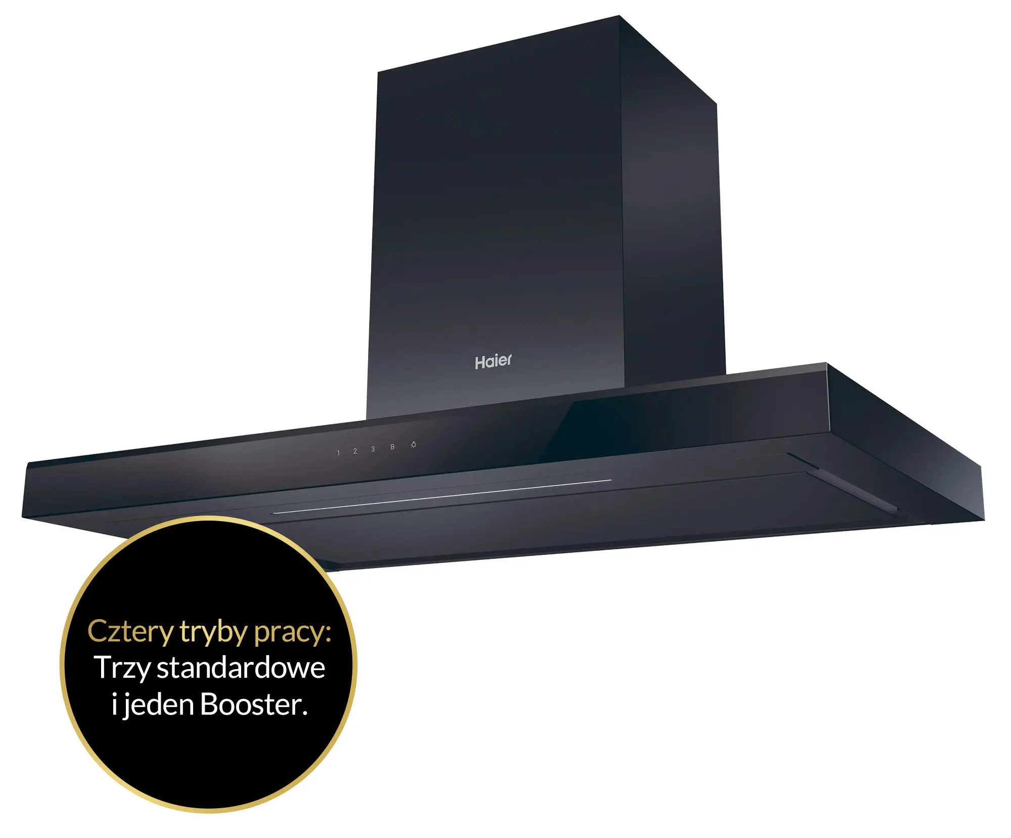 Okap Haier I-Clean Seria 4 HATS9CBS4B Czarny