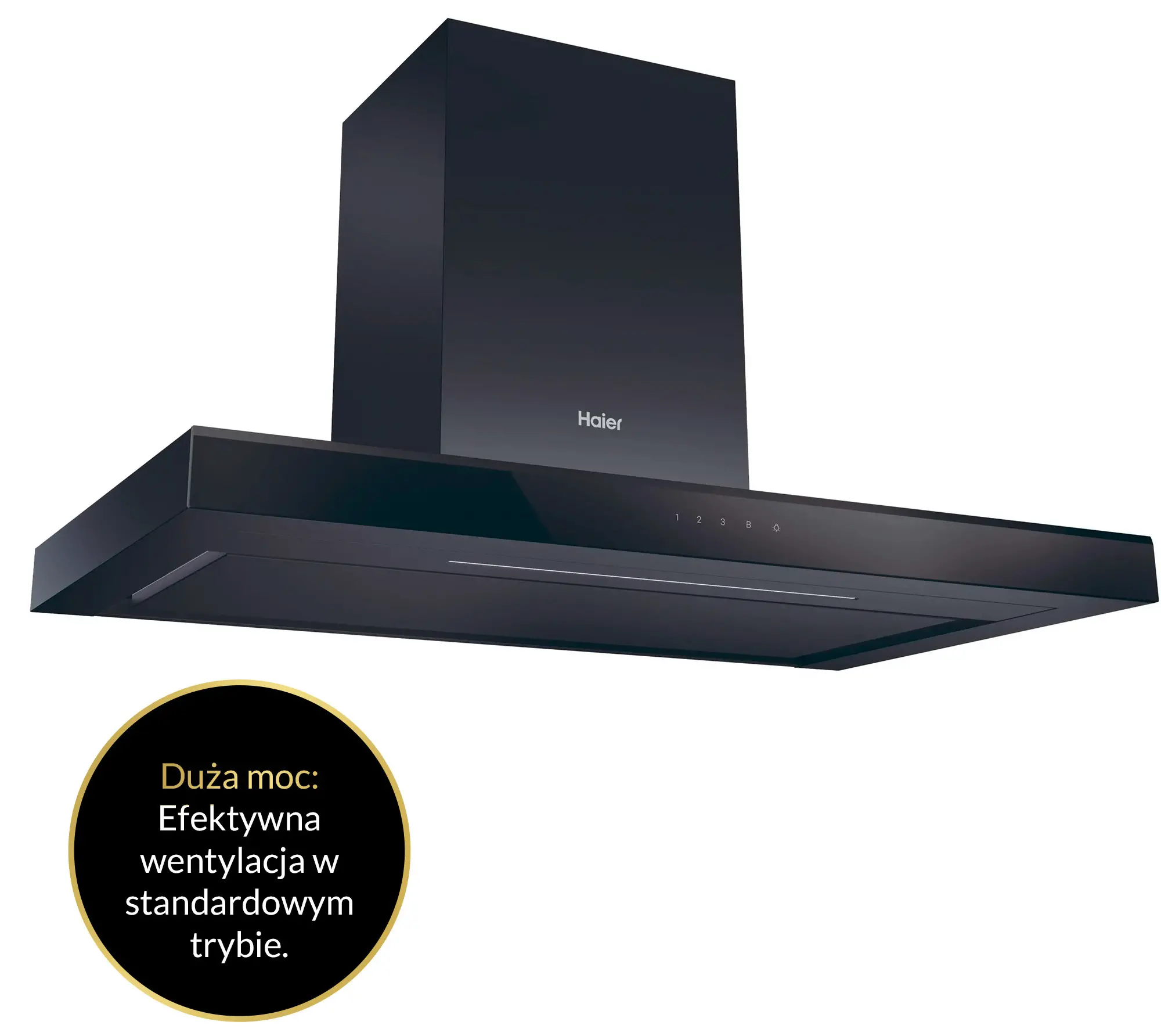 Okap Haier I-Clean Seria 4 HATS9CBS4B Czarny