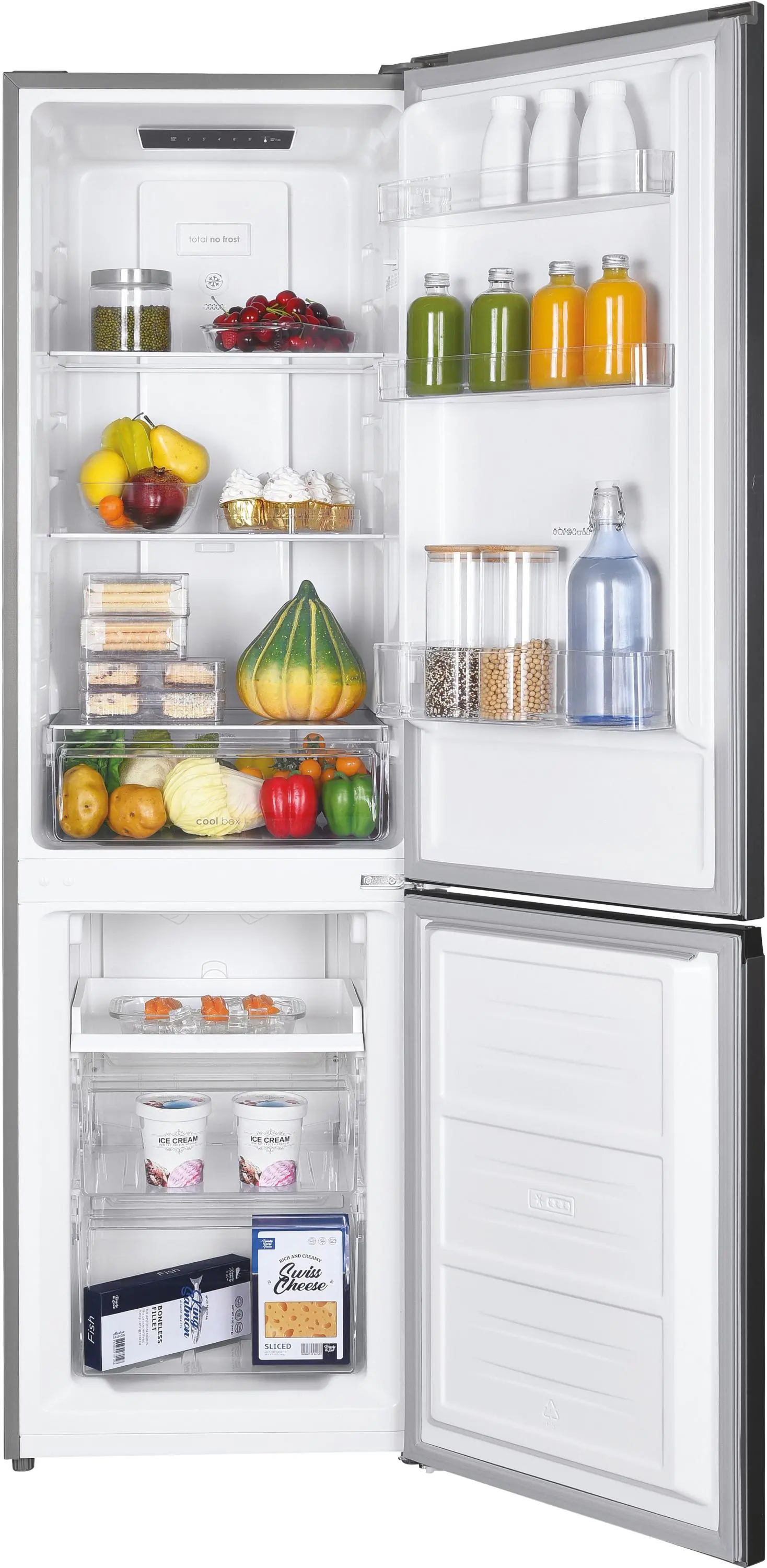 Lodówka Candy CCH1T518EX Pełny No Frost 180cm Inox