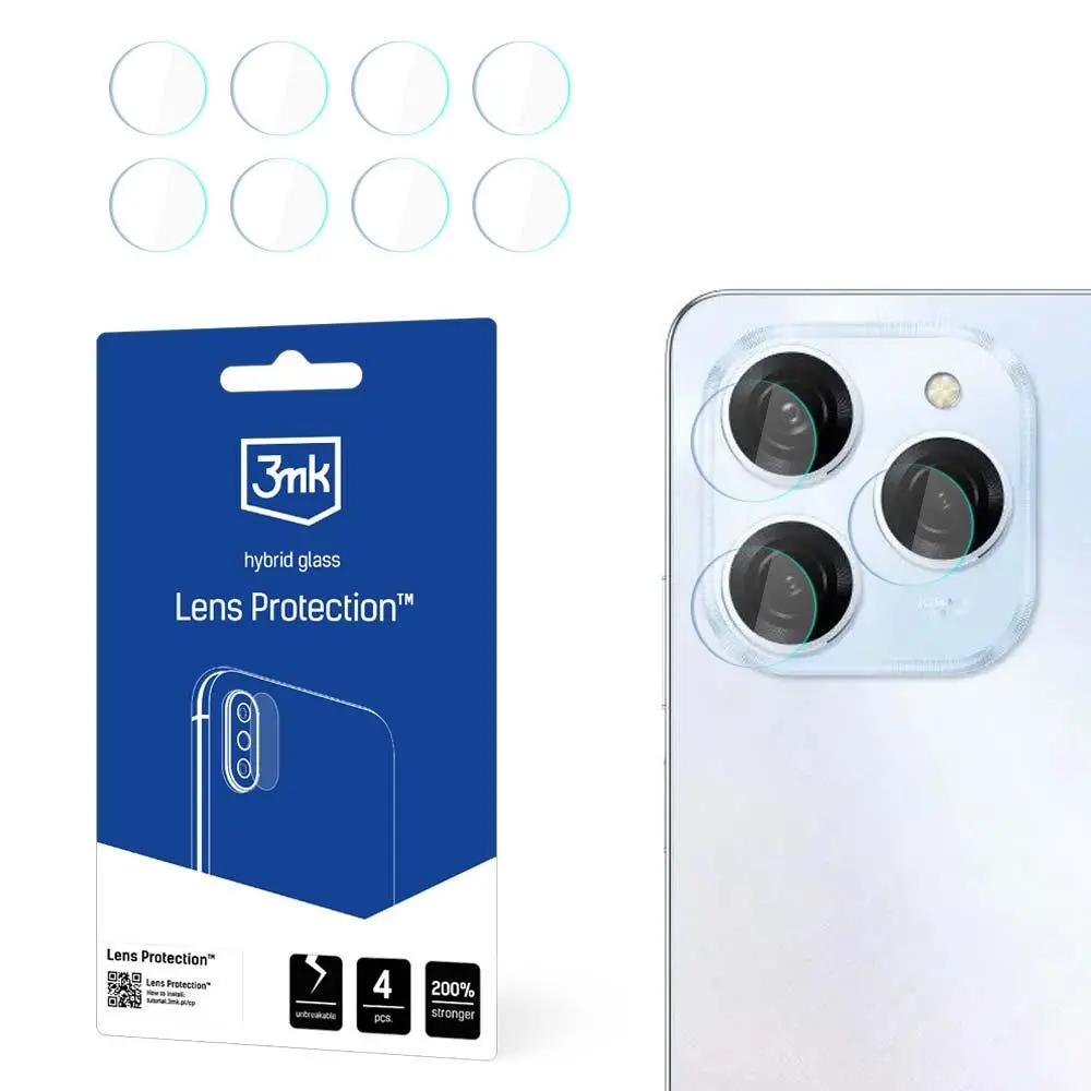 Szkło hybrydowe 3mk Lens Protection do Tecno Spark 20 Pro