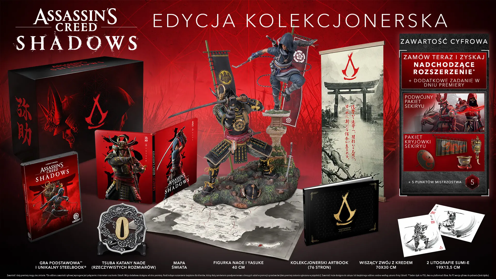 Assassin’s Creed Shadows Edycja Kolekcjonerska Gra na Xbox Series X
