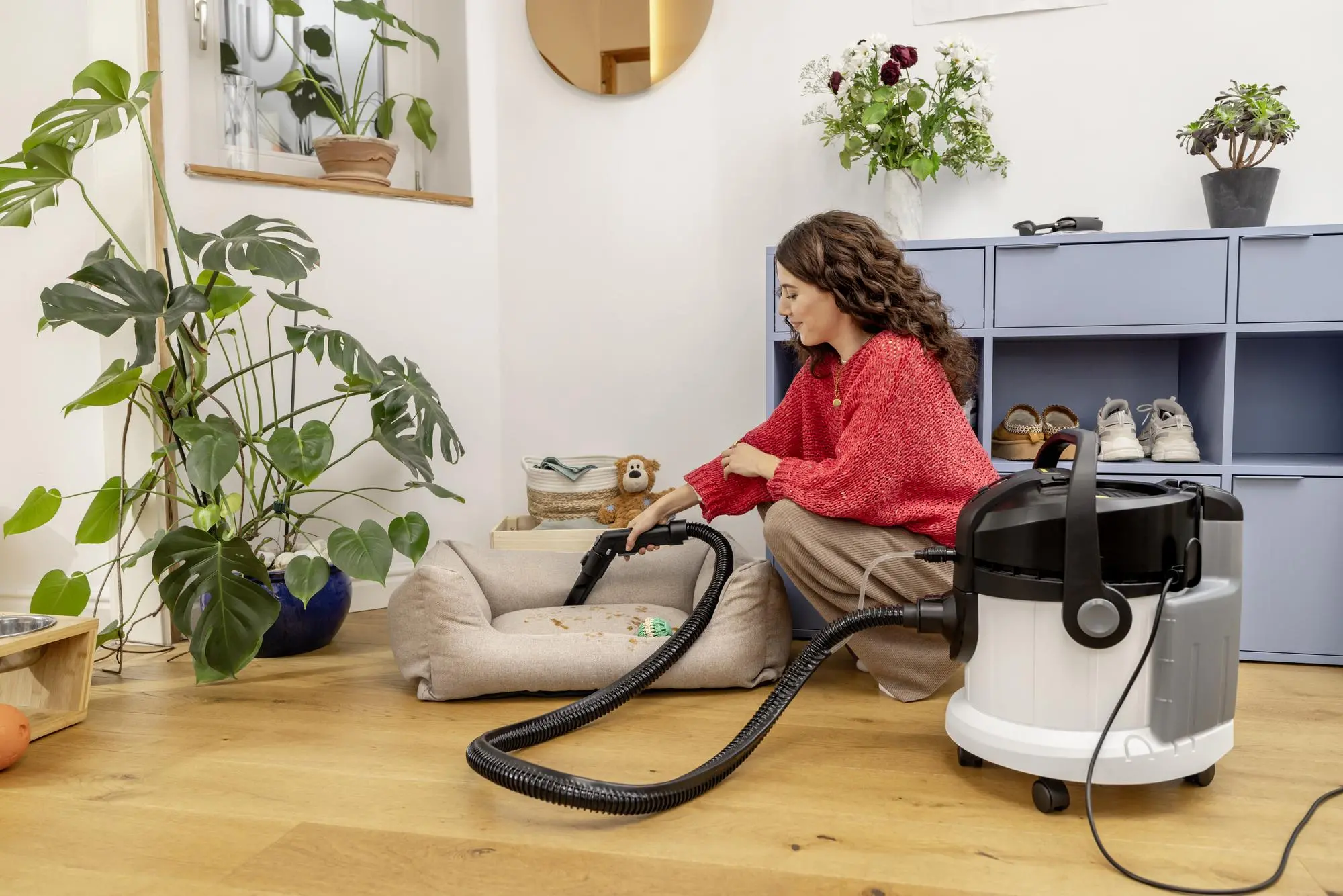 Odkurzacz Karcher SE 4 Plus 1.081-170.0 1000W Ssawka podłogowa do odkurzania na mokro i sucho Ssawka podłogowa z nasadką do twardy