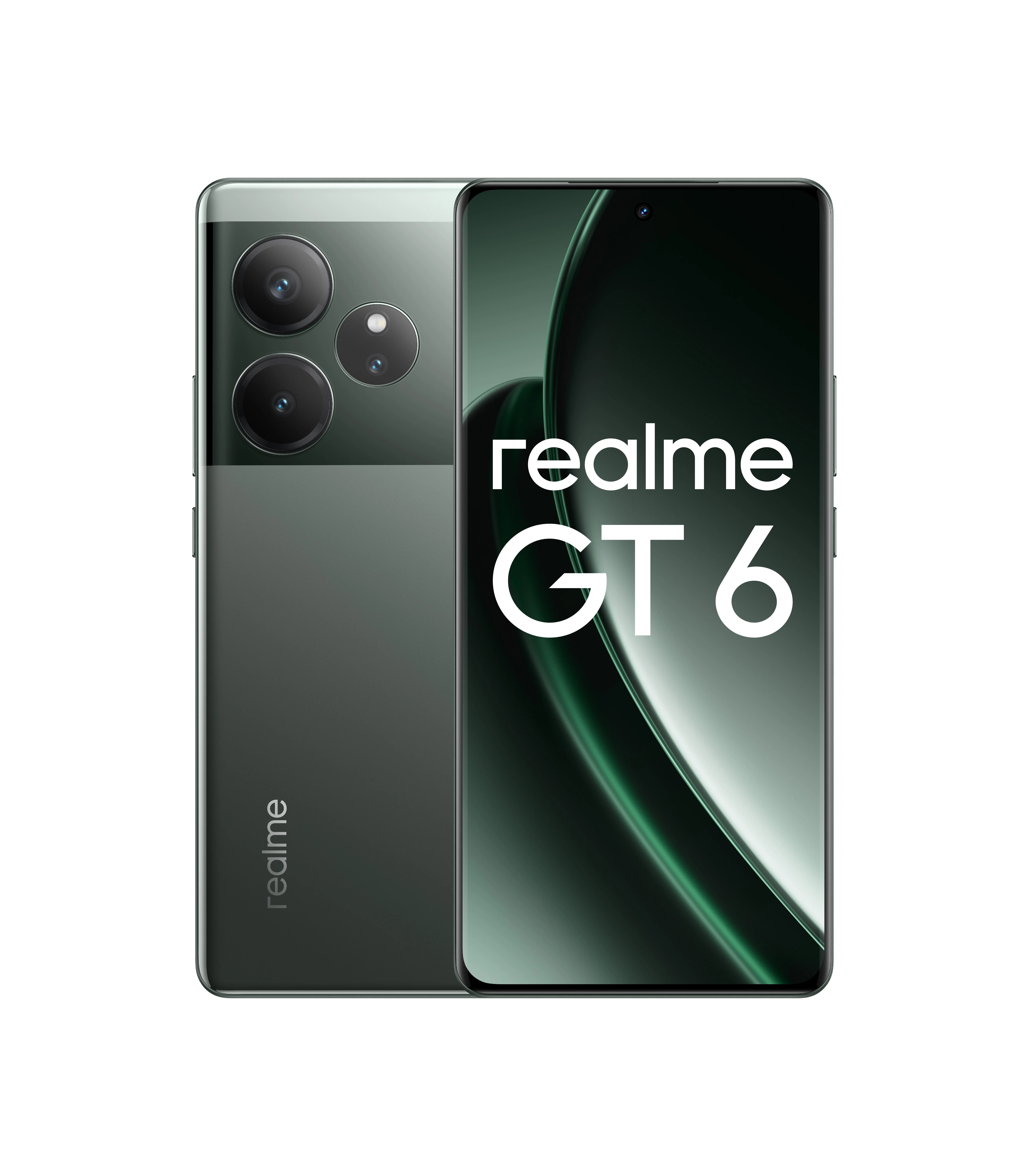 Smartfon realme GT 6 12/256GB Funkcje AI 6,78" 120Hz 50Mpix Zielony