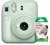 Aparat Fujifilm Instax Mini 12 Zielony + wkłady 10szt