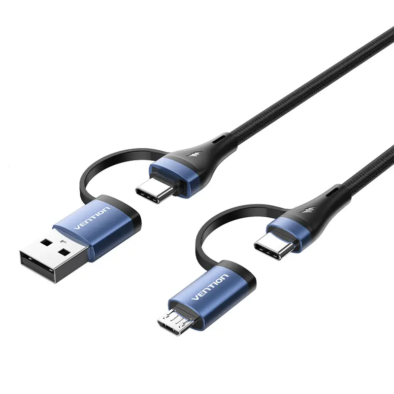 Kabel Vention CTLLF 4w1 USB 2.0 1m Czarny