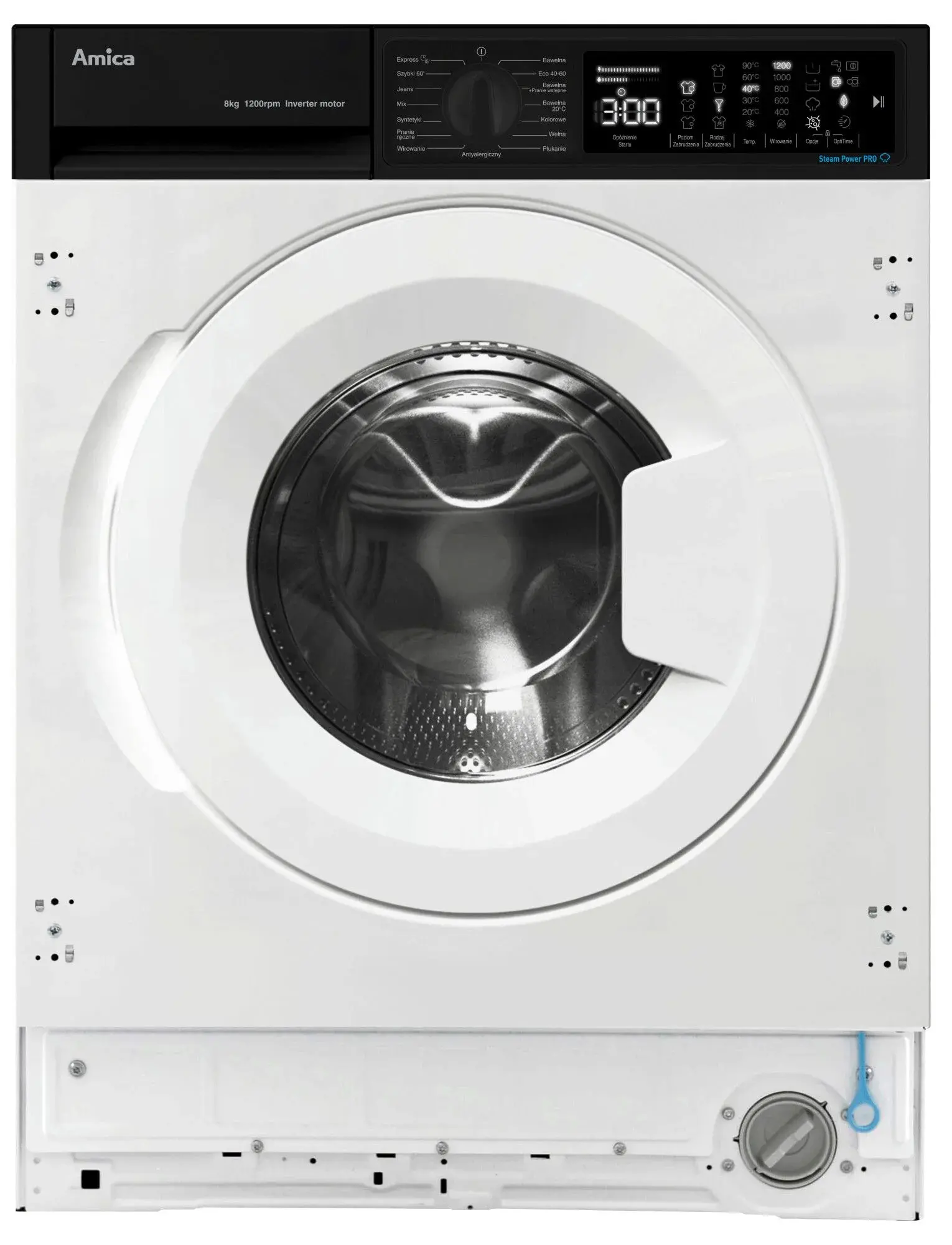 Pralka Amica WABIC812ALiSTO 8kg 1200obr/min