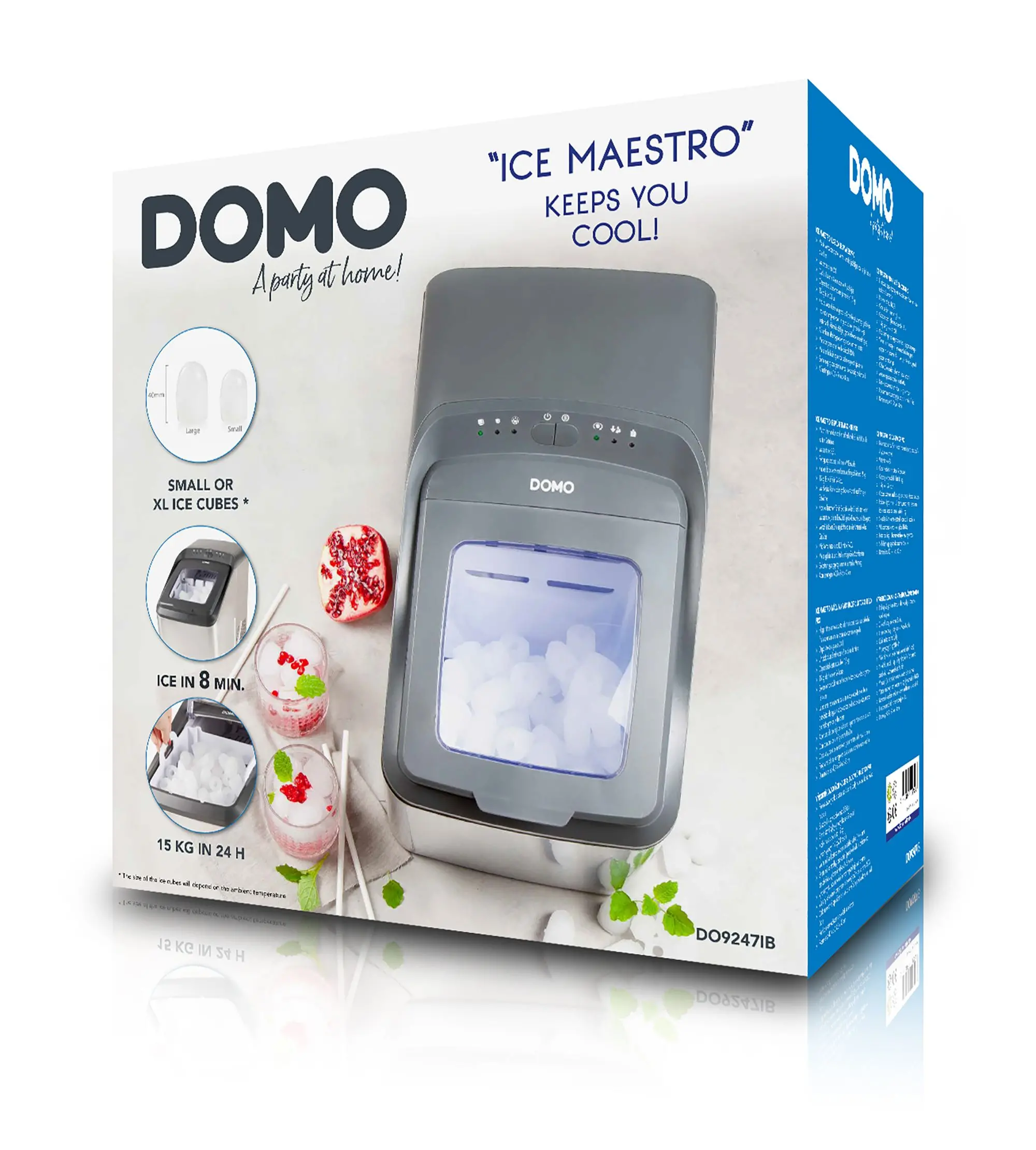 Kostkarka do lodu Domo DO9247IB 2,8l 15kg/24h