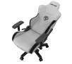 Fotel Anda Seat  T-Pro 2 XL Gamingowy do 200kg Tkanina Szary