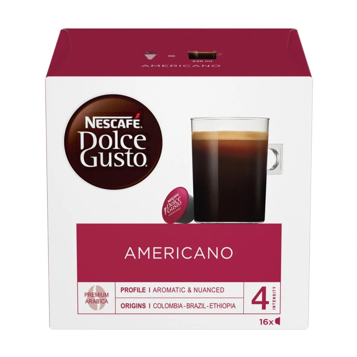 Kapsułki Nescafe Dolce Gusto Americano 16szt.