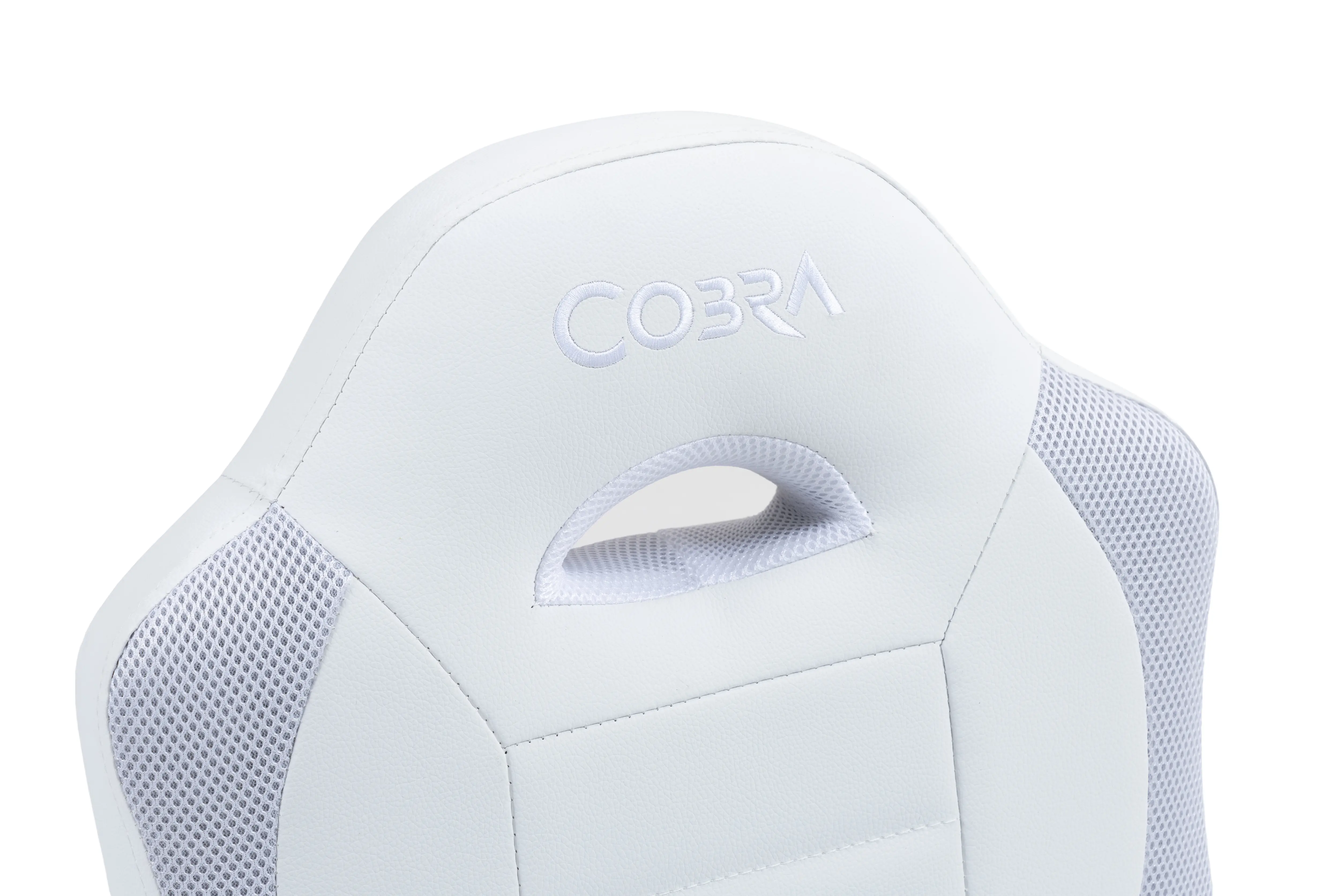 Fotel Cobra Junior Pro CRF-2307 Dla dzieci do 100kg Skóra ECO Biały