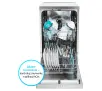 Zmywarka Candy RapidO CF0C7SB0FX 44,8cm Automatyczne otwieranie drzwi Zdalne sterowanie