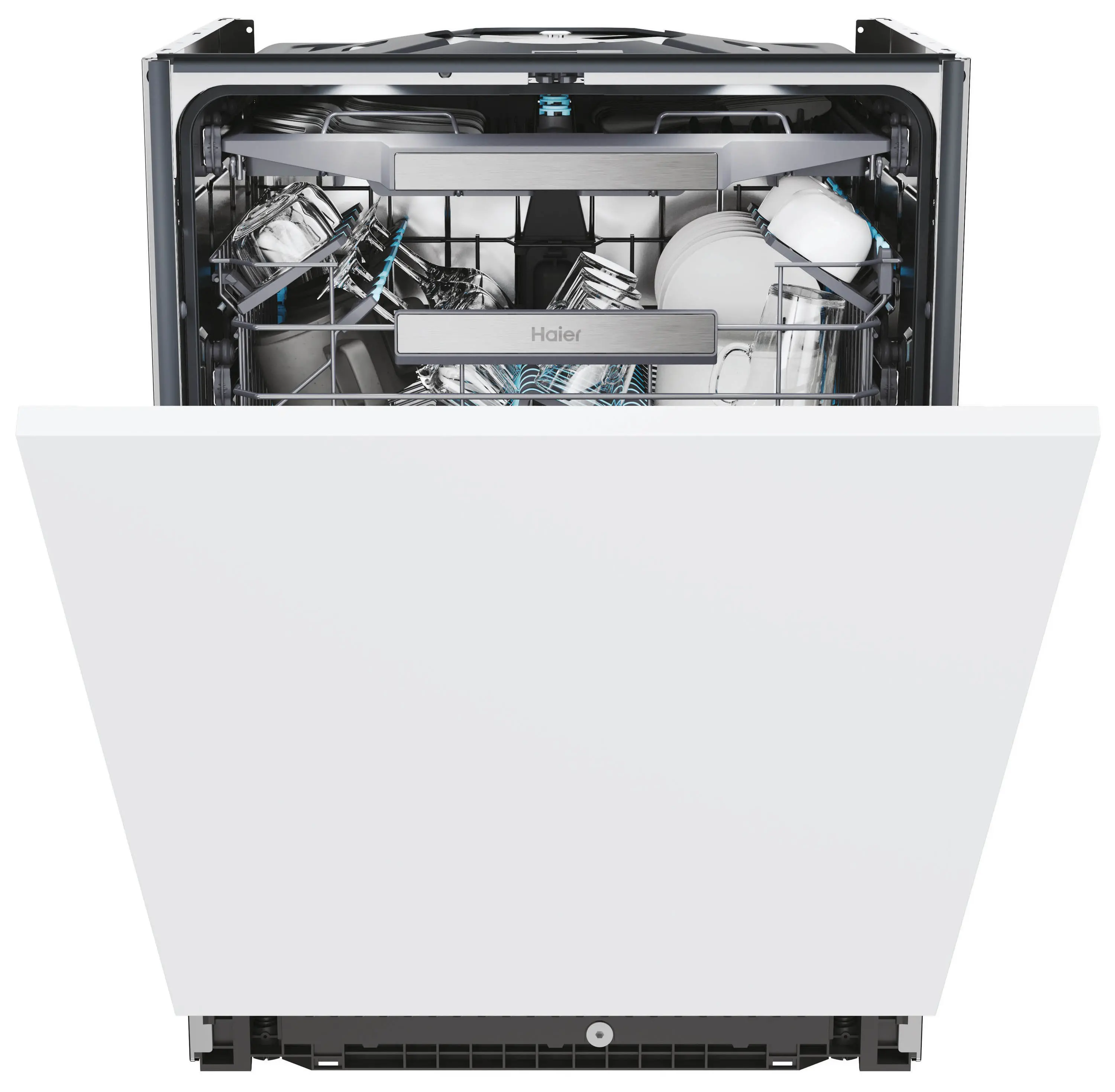 Zmywarka Haier I-Pro Shine Seria 4 XS 6B0M4PDB 59,7cm Automatyczne otwieranie drzwi Szuflada na sztućce Zdalne sterowanie
