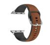 Pasek Beline Silico Leather do Apple Watch 42/44/45/49mm Brązowo-czarny