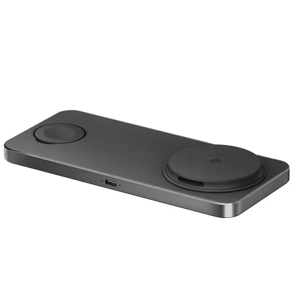 Ładowarka indukcyjna Energea GoMag Station 3w1 15W Fast Charging MagSafe Czarny