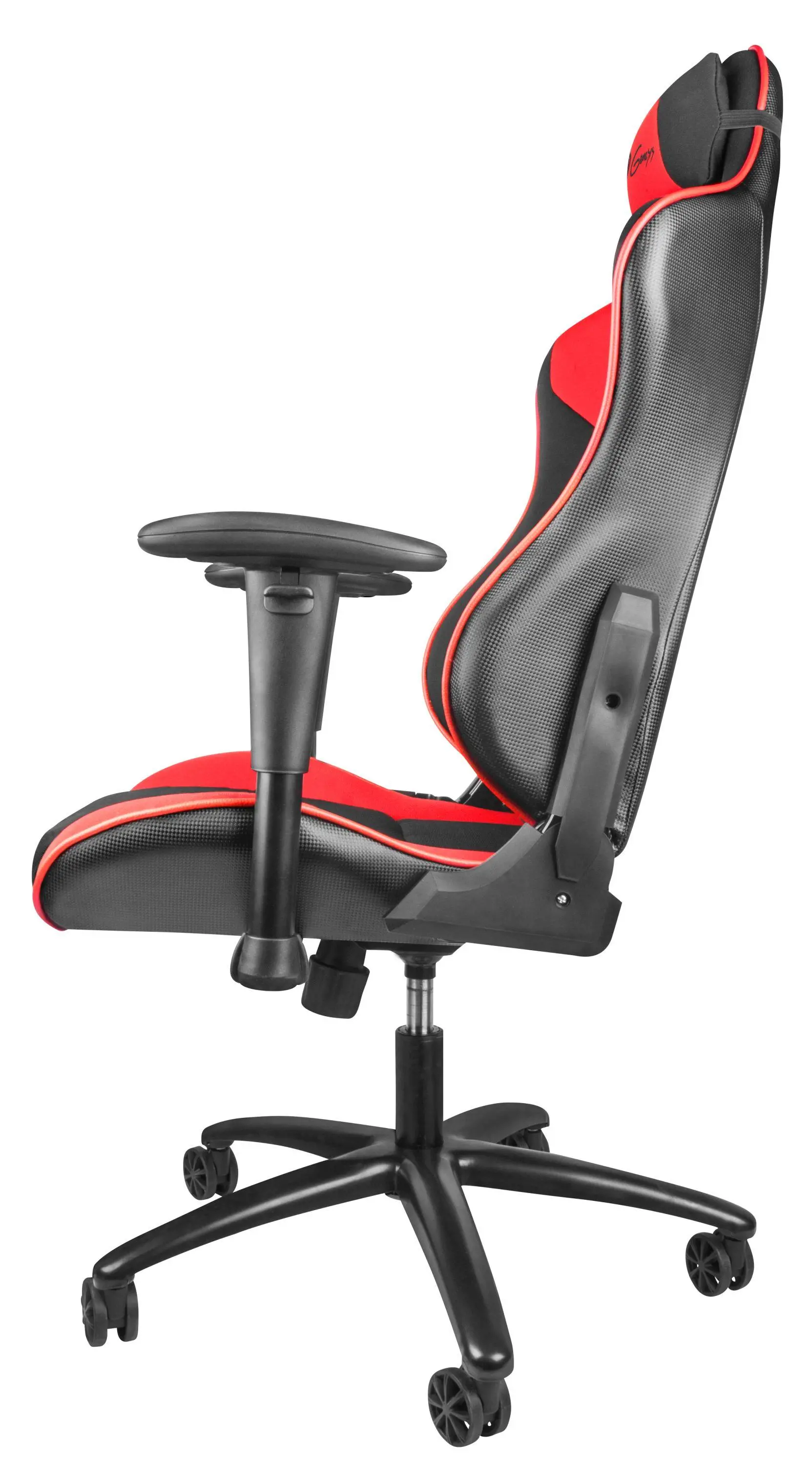Fotel Genesis Nitro 770 Gamingowy do 150kg Skóra ECO Tkanina Czarno-czerwony