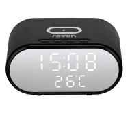 Raven EBUD001 z ładowarką indukcyjną Czarny